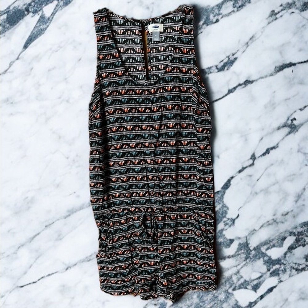 3/$15 Old Navy Chevron Striped Shorts Romper